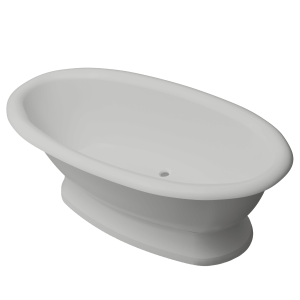 Ванны из литого камня овальные