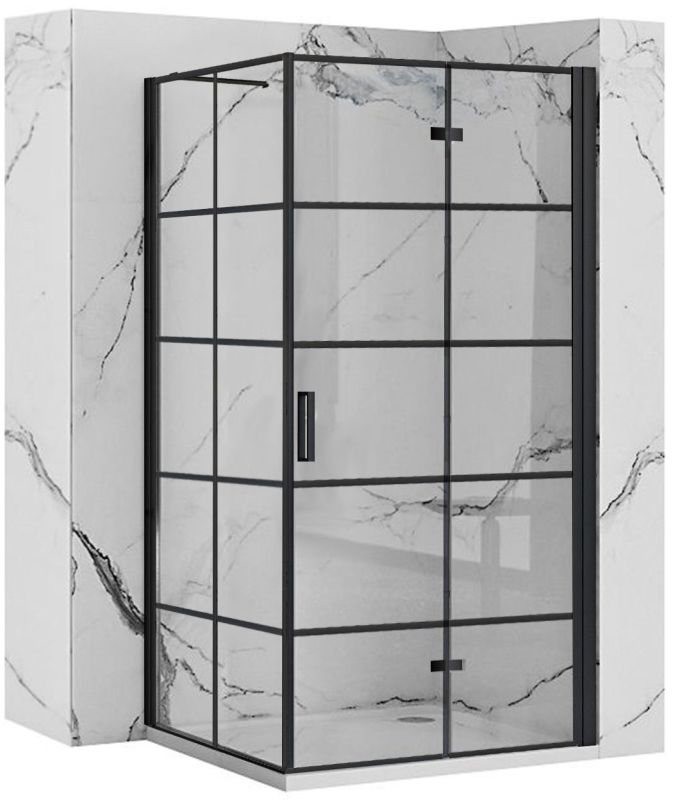 Душевая кабина Rea Molier 80х100 R/L черный
