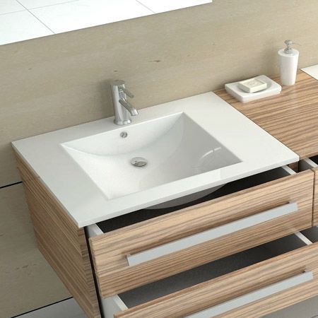 Раковина врезная Rea Dafne 715х465х170 белый