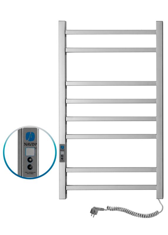 Рушникосушка електрична Navin Loft 500х800 права хром 10-043052-5080
