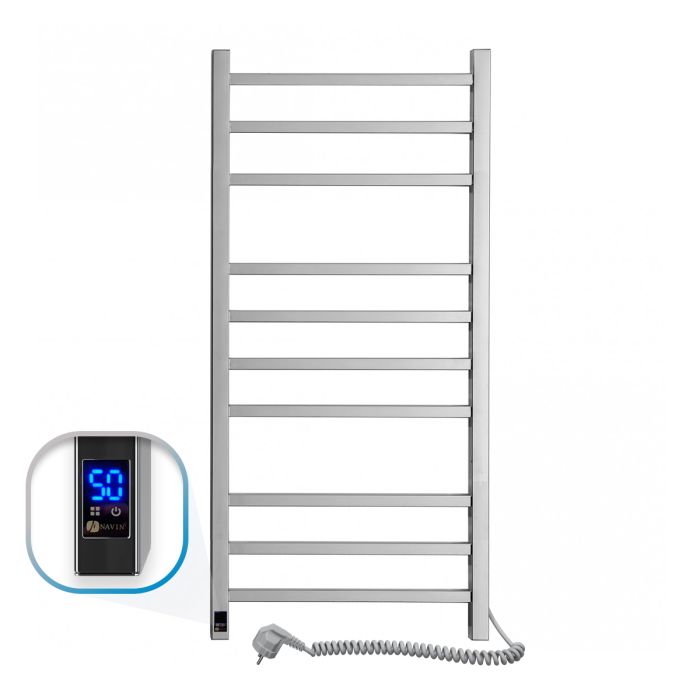 Полотенцесушитель электрический Navin Loft 500х1000 правый хром 10-043053-5010