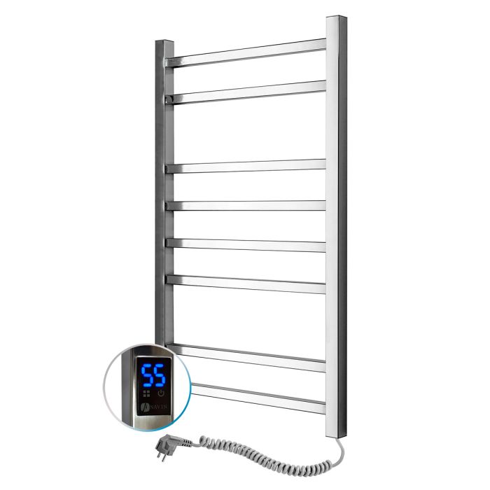 Полотенцесушитель электрический Navin Loft 500х800 правый хром 10-043053-5080