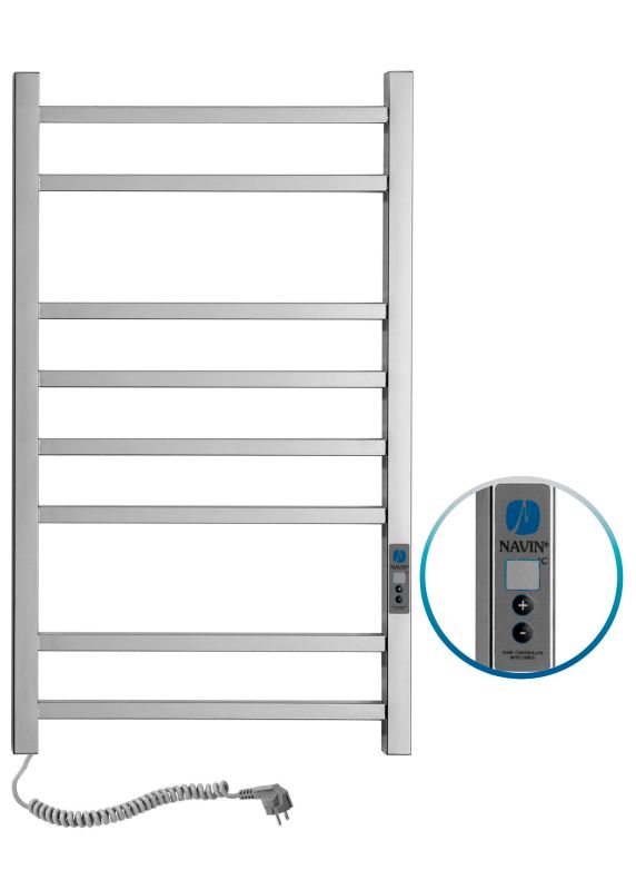 Рушникосушка електрична Navin Loft 500х800 ліва хром 10-043152-5080