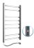 Рушникосушка електрична Navin Loft 500х800 ліва хром 10-043152-5080