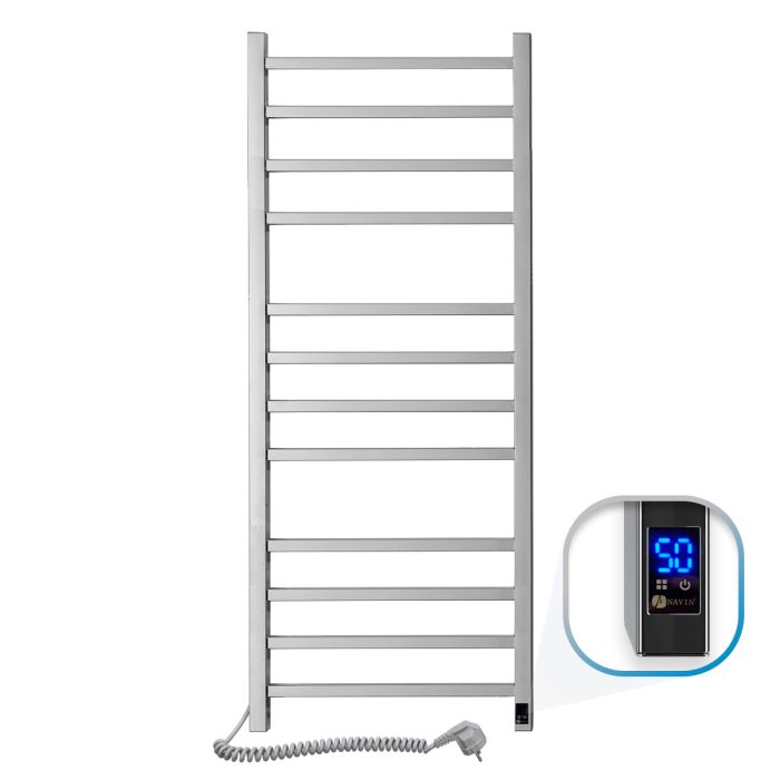 Полотенцесушитель электрический Navin Loft 500х1200 левый хром 10-043153-5012