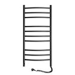 Рушникосушка електрична Navin Камелія 480х1000 права чорна 12-207033-4810