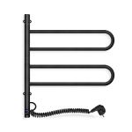 Рушникосушка електрична Navin Fouette 480х600 чорна 12-212033-4860