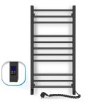 Рушникосушка електрична Navin Класик Квадро 500х1000 права чорна 12-216053-5010