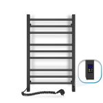 Рушникосушка електрична Navin Класик Квадро 500х800 ліва чорна 12-216153-5080