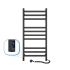 Полотенцесушитель электрический Navin Авангард 480х1000 правый черный 12-228053-4810