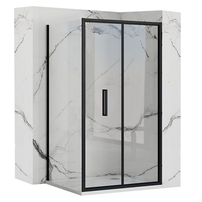 Душевая кабина Rea Rapid Fold 80x100 R/L черный