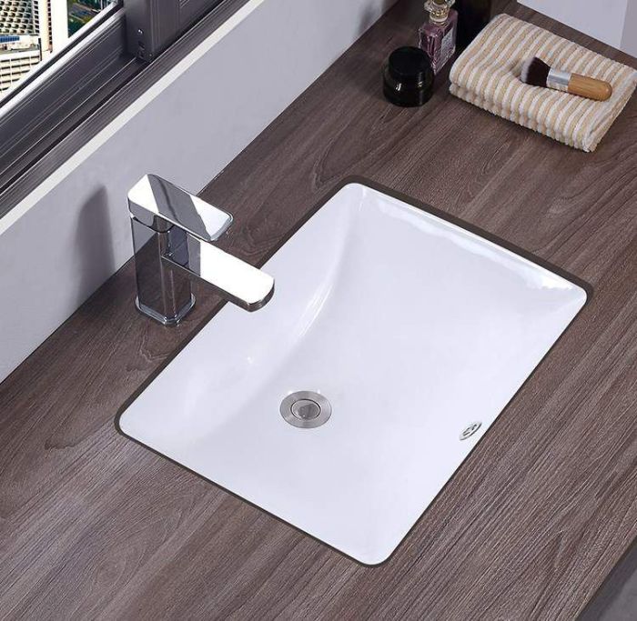 Раковина врезная Rea Adela 460х330х190 белый