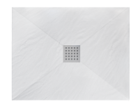 Душовий піддон Rea Rock 80x100х3,5 білий