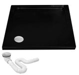 Душевой поддон Rea Savoy 90x90х6 черный