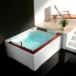 Гидромассажная ванна Golston G-U2606R правосторонняя, 191x159x77