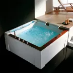 Гидромассажная ванна Golston G-U2608R правосторонняя, 181x181x77