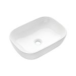 Раковина накладная Invena Westa CE-24-001 керамика белый