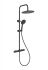 Душевая система с термостатом Invena Musta черный
