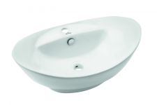 Раковина накладная Invena Feme CE-10-001 керамика белый
