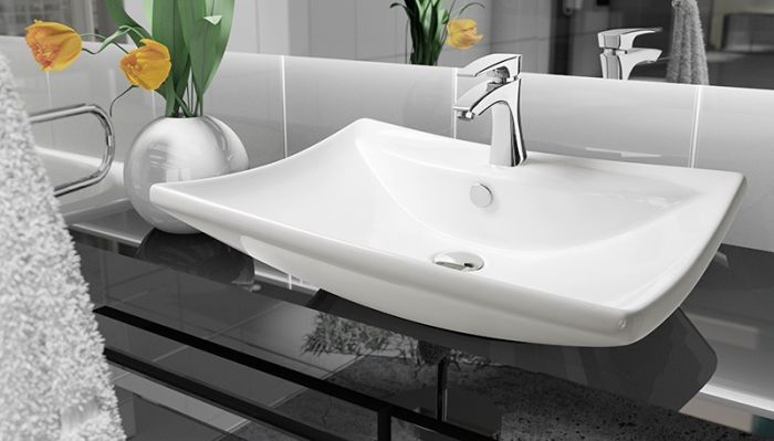 Раковина накладная Invena Izyda CE-12-001 керамика белый