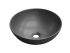 Раковина матовая накладная Invena Dokos CE-19-004 керамика черный