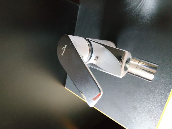 Смеситель для биде Invena Dokos хром, белый BB-19-002