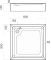 Душовий піддон Invena AK-80-K83 квадратний 80х80