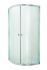 Душевая кабина полукруглая Invena Marbella 80х80 хром AK-46-181