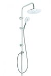 Гарнитура с верхним душем Invena Rotonda хром AU-27-002
