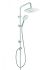Гарнітура з верхнім душем Invena Rotonda хром AU-27-K02