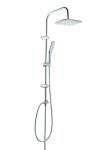 Гарнитура с верхним душем Invena Dokos хром AU-19-001