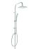 Гарнітура з верхнім душем Invena Dokos хром AU-19-001