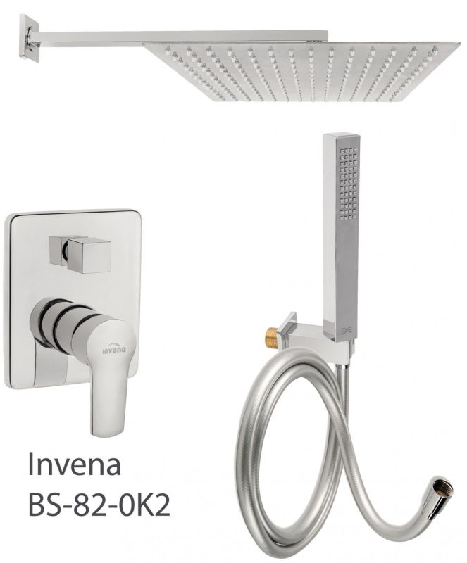 Душевая система скрытого монтажа Invena Verso хром