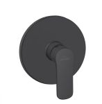 Змішувач для душу прихований монтаж Invena Siros чорний BP-90-4O1