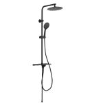 Душевая система Invena Musta Basic черный