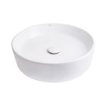 Раковина-чаша Qtap Kalao WHI 4115/F008 с донным клапаном