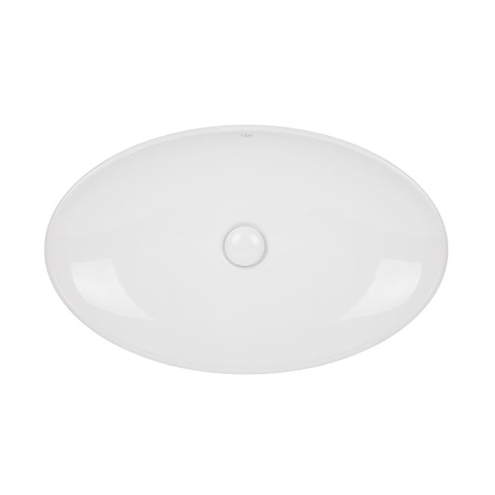 Раковина-чаша Qtap Dove 680х420х120 White с донным клапаном QT0611K160W
