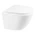 Унітаз підвісний Qtap Robin Mew безобідковий з сідінням Soft-close QT1333046ENRW