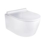 Унитаз подвесной Q-tap Swan WHI 2197 безободочный