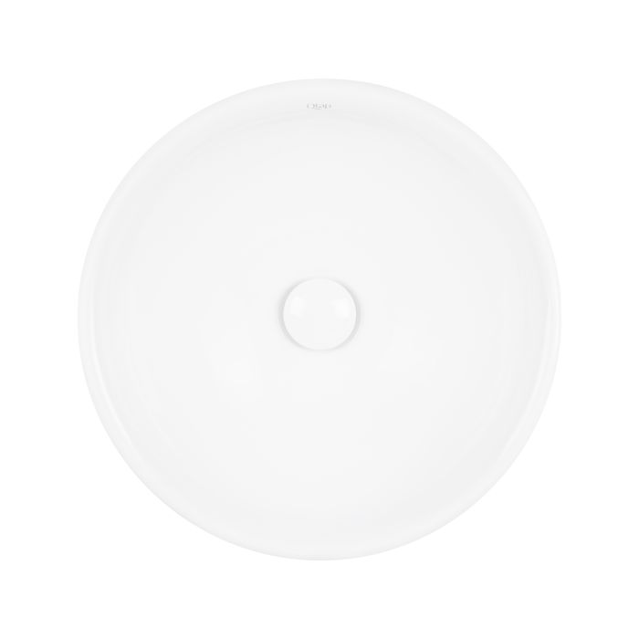 Раковина-чаша Qtap Owl 400х400х155 White с донным клапаном QT1911K53W