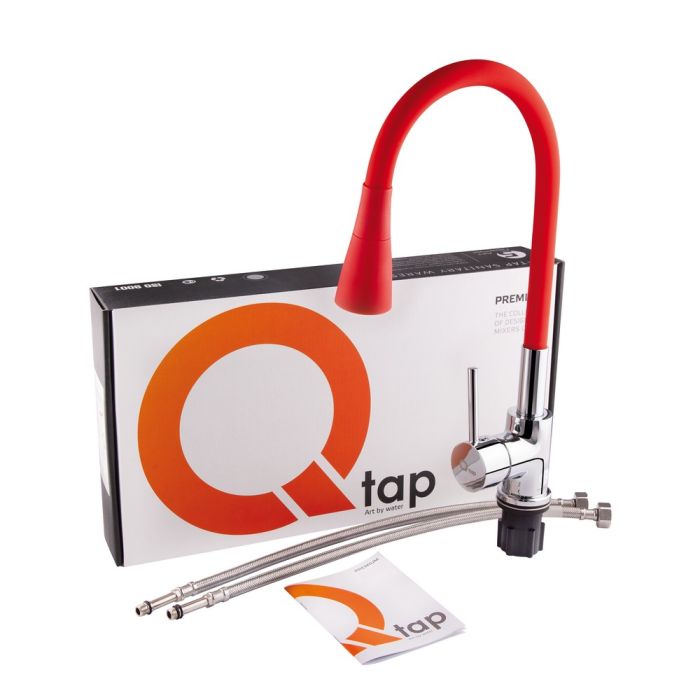 Смеситель для кухни Qtap Spring CRR 007F-1 с рефлекторным изливом