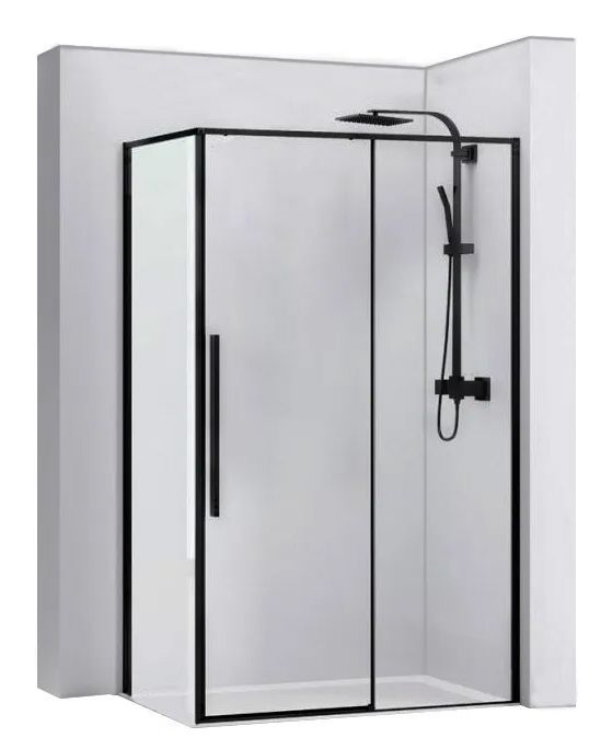 Душевая кабина Rea Solar 80x100 R/L черный матовый