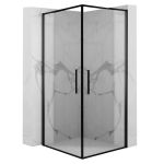 Душевая кабина Rea Abra 90х90 R/L черный матовый