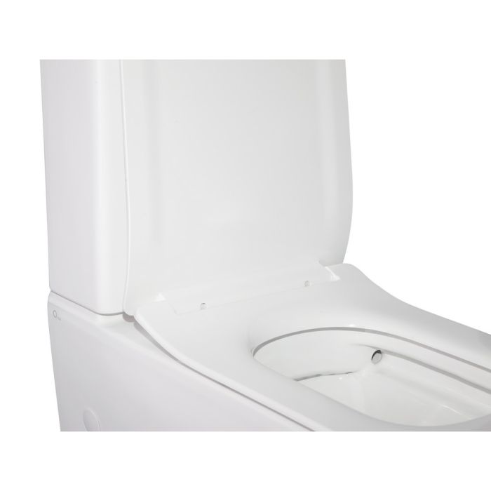 Унитаз-компакт Qtap Crow безобедочный с сиденьем Soft-close QT05222170W
