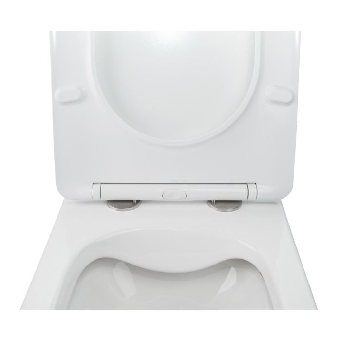 Унитаз подвесной Qtap Jay безобедочный с сиденьем Soft-close QT07335176W