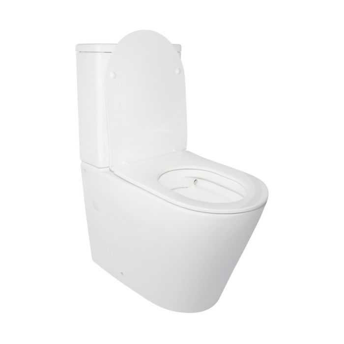 Унитаз-компакт Qtap Stork безобедочный с сиденьем Soft-close QT15222178W