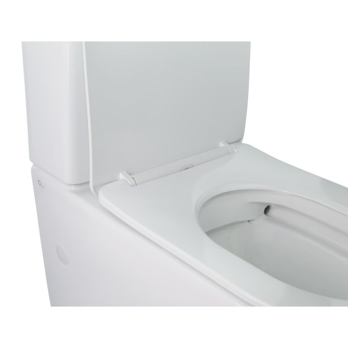 Унитаз-компакт Qtap Stork безобедочный с сиденьем Soft-close QT15222178W