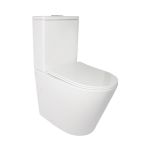 Унитаз-компакт Qtap Stork безобедочный с сиденьем Soft-close QT15222179W