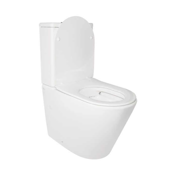 Унитаз-компакт Qtap Stork безобедочный с сиденьем Soft-close QT15222179W