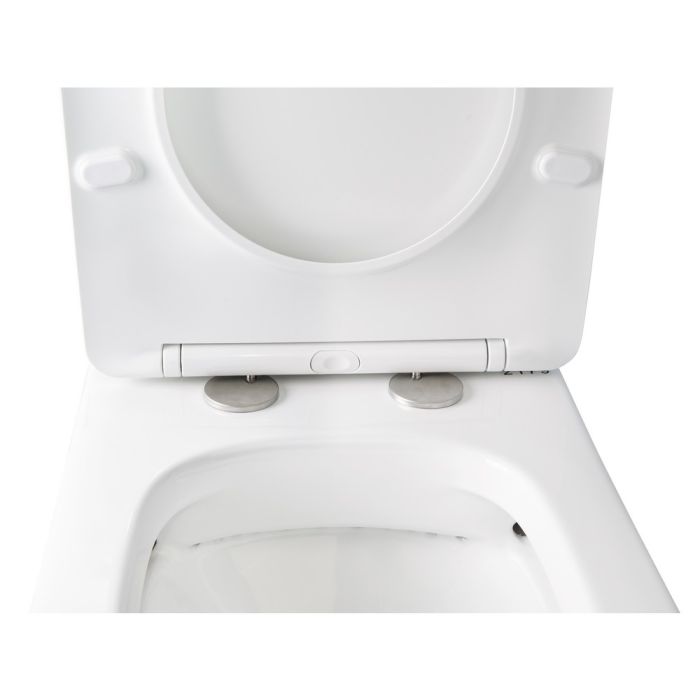 Унитаз-компакт Qtap Stork безобедочный с сиденьем Soft-close QT15222179W